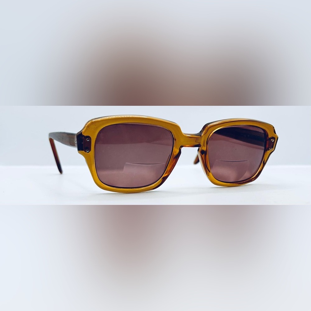 Vintage USS Brown Translucent Oval Sunglasses Frames Only